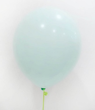 Pastel Macaron AQUA Helium Latex Balloon